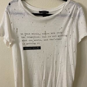 Forever 21 Distressed Shirt